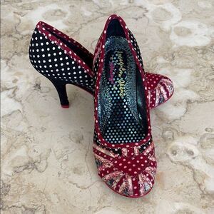 Irregular Choice “Mutiny” Union Jack Heels - As New